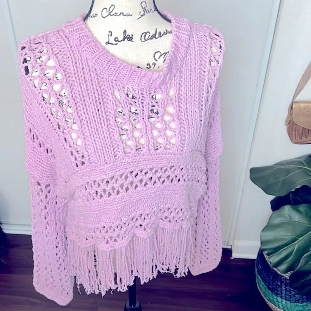 Free People Higher Love Pullover Sweater size Medium